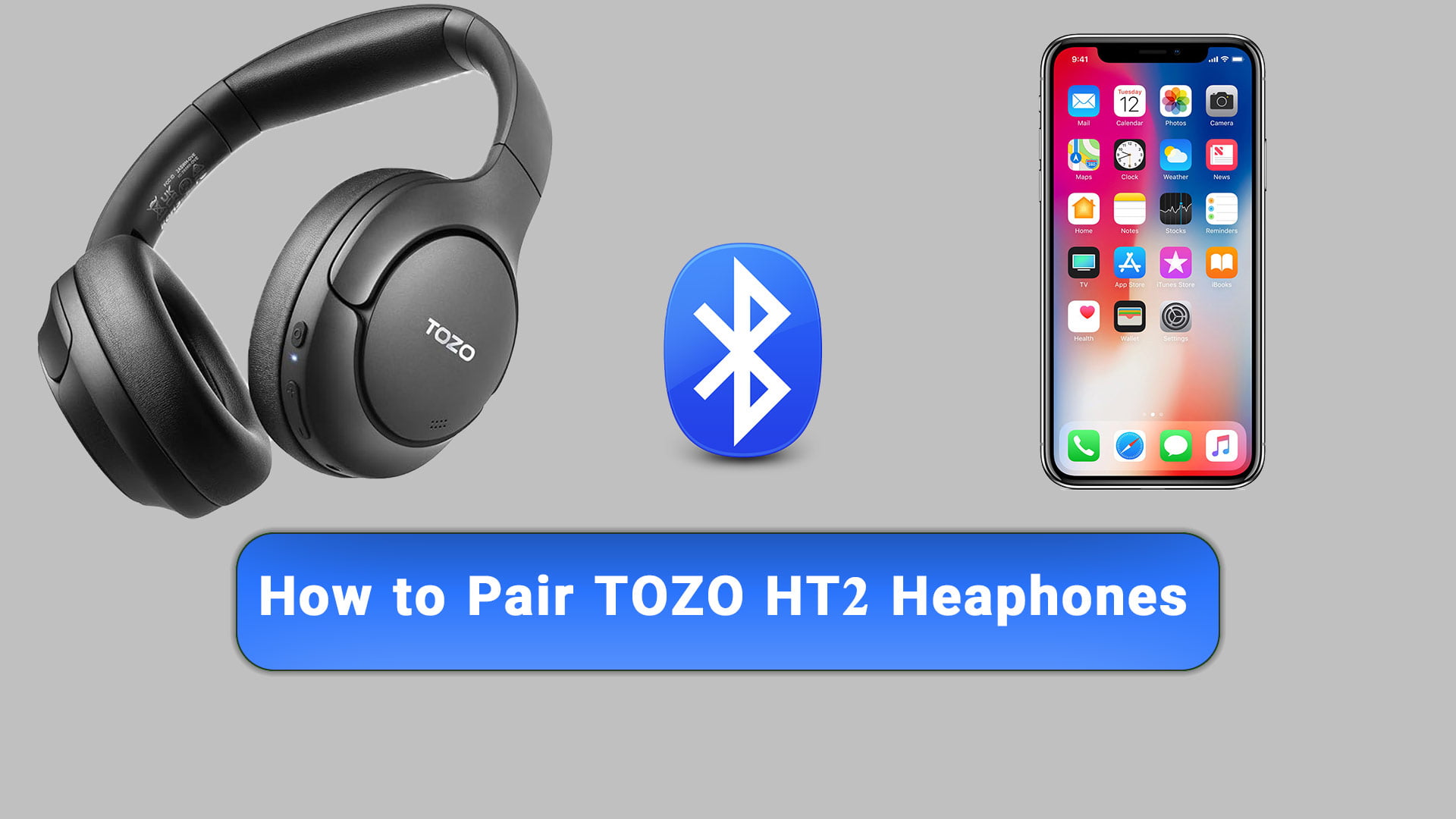 How to Pair TOZO HT2 Headphones