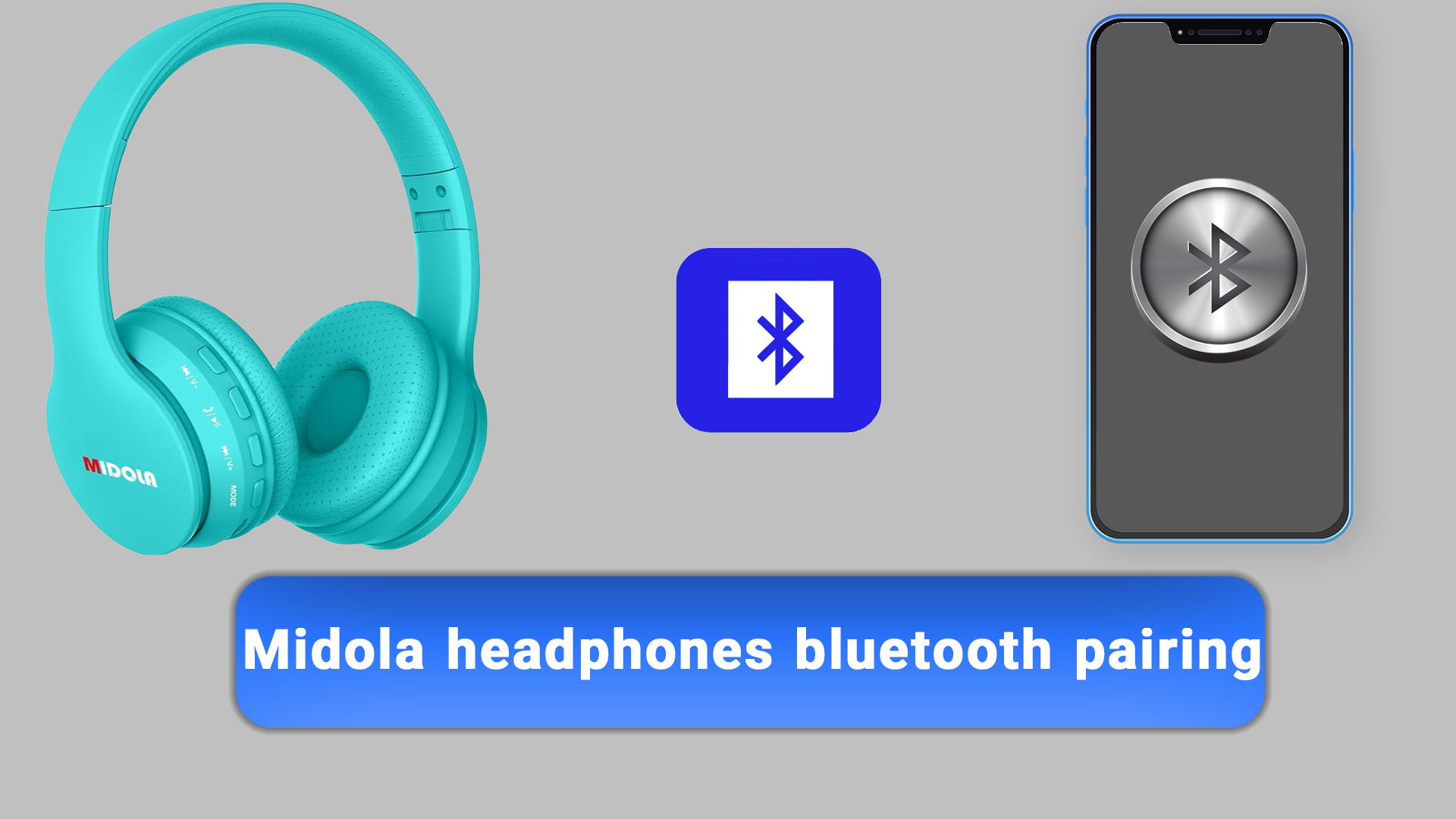 midola headphones bluetooth pairing