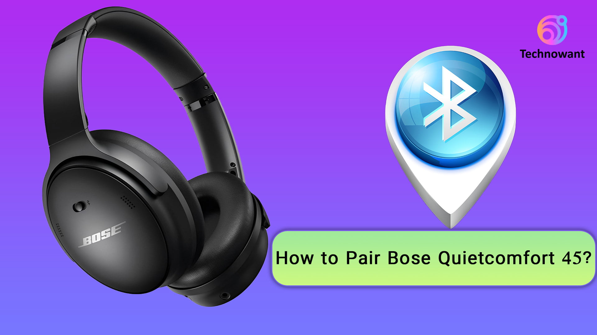 How to Pair Bose Quietcomfort 45