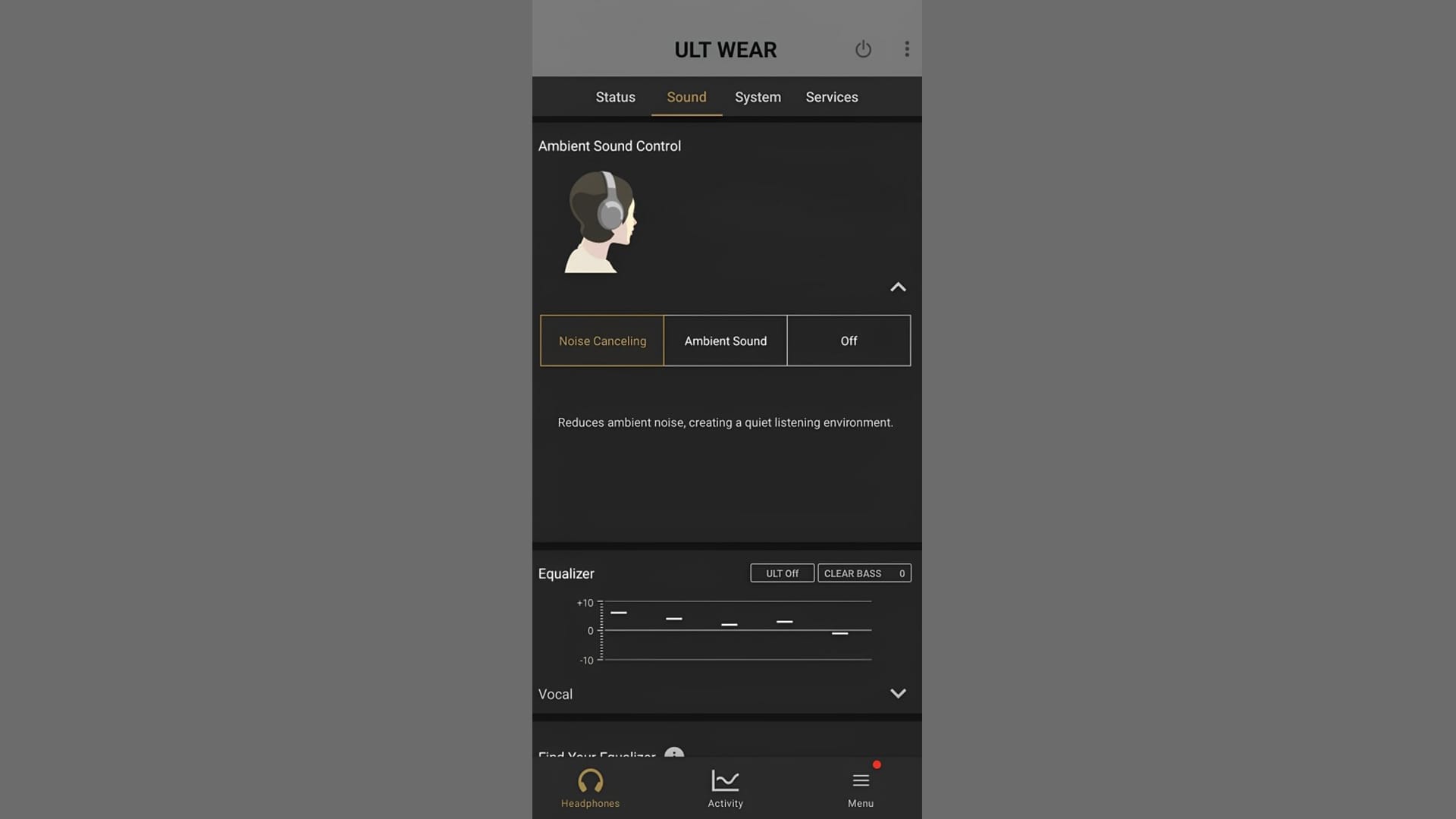 Sony ULT Wear review: app